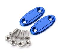 HUISI Cubierta decorativa con orificio for espejo, tapa eliminadora de deflector de Base retrovisora, compatible con CBR650F CBR650R CBR500R CBR400R CBR600RR CBR1000RR(Blue)