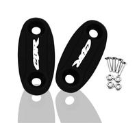 HUISI Cubierta del orificio espejo for CBR600RR 04-16 CBR1000RR 04-07 CBR 600RR 1000RR motocicleta CNC tapa accionada por parabrisas Cbr600rr(CBR Black)
