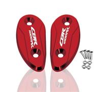 HUISI Cubierta del orificio espejo trasero parabrisas de la motocicleta, tapa eliminadora impulsada apta for CBR1000RR CBR1000 RR 08-17(Red)
