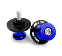 HUISI Deslizadores de carretes basculantes Aluminio CNC M8 for Motocicletas, Accesorios for Suzuki GSR 750 600 400 GSR400 GSR600 GSR750(Blue)