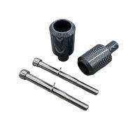 HUISI Deslizadores de marco for protección contra caídas y choques, accesorios for motocicleta CBR 600 RR 600RR CBR600RR 2003 2004 2005 2006(Carbon)