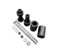 HUISI Deslizadores de marco sin cortes, protección contra caídas y choques, accesorios de motocicleta compatibles con Kawasaki Z1000 Z 1000 2003 2004 2005 2006(Carbon)