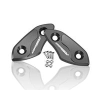 HUISI Eliminadores accionados de tapa espejo parabrisas, cubierta orificio compatible con Aprilia RS660 RSV4 1100, accesorios fábrica for motocicleta(Titanium RS660)