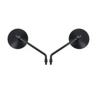 HUISI Espejo retrovisor lateral izquierdo y derecho for motocicleta E9, 10 mm, universal, compatible con GROM MSX 125 CMX 500 300 1100 REBEL