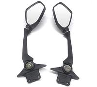 HUISI Espejos laterales de carbono for motocicleta, compatibles con Yamaha TMAX 530 (2012, 2013 y 2014).