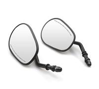 HUISI Espejos retrovisores de 8 mm for motocicleta, compatibles con Harley Road King Touring XL 883 Sportster Road King Softail Dyna Bobber Street Glide