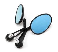 HUISI Espejos retrovisores de aluminio CNC for manillar de motocicleta de 7/8", espejos laterales for motor, accesorios for motos Cafe Racer