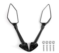 HUISI Espejos retrovisores for motocicleta, scooter, moto deportiva, compatibles con YZF-R3, YZF-R25, YZF-R25, RH07J, RG10J (2014, 2015, 2016, 2017 y 2018).