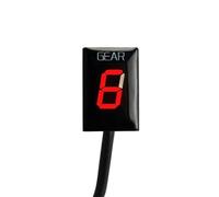 HUISI Indicador de marchas apto for KTM 690 Duke 690 Enduro 690 SMC 640 LC4 950 1090 RC8 1090 R 990 ABS motocicleta 1-6 medidor de visualización de marchas de velocidad(Red)