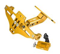 HUISI Kit de eliminación de guardabarros trasero for motocicleta, soporte de matrícula compatible con CRF1100L Africa Twin Adventure Sports ES DCT 2020-2024(Gold)