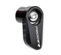 HUISI Protector De Protección del Sensor ABS La Rueda Delantera Aluminio Motocicleta Apto for BMW F900R F900 R F900XR XR 2020-2024 2025(Black-F900XR)