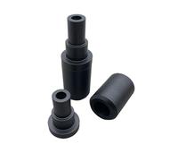 HUISI Protector deslizante for chasis de motocicleta, compatible con Ducati Monster S2, S4, S4R 400, 600, 750, 800, 900, 900SS,(Black)