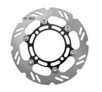HUISI Rotor de disco de freno delantero for motocicleta compatible con Kawasaki KX250, KXF250, KLX650, LX650C, KLX250, LX250S, KDX220, KDX225, KDX200 y KX125. Compatible con Suzuki RMZ250.