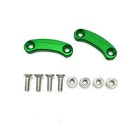 HUISI Se adapta a Kawasaki ZX10R Ninja ZX-10R KRT ZX-10RR ABS 2017-2024, bloque de espejo for motocicleta, placas ciegas, Kits de tapas decorativas(Green)