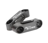 HUISI Soporte de extensión for espejo retrovisor de motocicleta, accesorios compatibles con Suzuki GSXS 1000GT GSX-S 1000 GT GSX S1000 GT 2023(Gray)