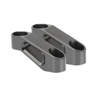 HUISI Soporte de extensión for espejo retrovisor de motocicleta, compatible con Yamaha FZ07, FZ09, FZ-07, FZ-09, FZ 07, FZ 09, años 2015 a 2022.(NO LOGO Titanium)