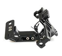HUISI Soporte for matrícula de motocicleta, soporte for matrícula, marco de matrícula, compatible con Yamaha R1 2005-2006, Kawasaki Z1000, Z800 y Z750.(Black)