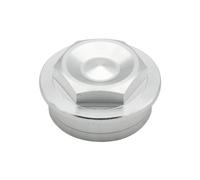 HUISI Tuerca De Bloqueo De Rueda Delantera CNC for Motocicleta, Perno De Ajustador De Cadena Trasera, Tuerca De Eje De Rueda for Husqvarna TE TC TX FE FC FX 125-501(Silver Front Nut)