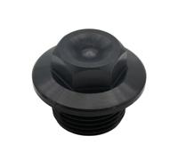 HUISI Tuerca De Bloqueo De Rueda Delantera CNC for Motocicleta, Perno De Ajustador De Cadena Trasera, Tuerca De Eje De Rueda for Husqvarna TE TC TX FE FC FX 125-501(Black Front Screw)