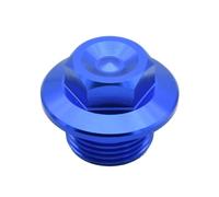 HUISI Tuerca De Bloqueo De Rueda Delantera CNC for Motocicleta, Perno De Ajustador De Cadena Trasera, Tuerca De Eje De Rueda for Husqvarna TE TC TX FE FC FX 125-501(Blue Front Screw)