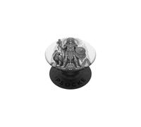 Huitzilopochtli Azteca Sun War God Sacred Line Art PopSockets PopGrip Adhesivo