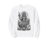 Huitzilopochtli Azteca Sun War God Sacred Line Art Sudadera