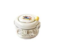 HUIWDP - Caja de retención de ortodoncia portátil invisible pequeña y transpirable, caja de almacenamiento para dentaduras postizas