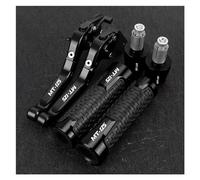 HUIWOR Manetas Freno Embrague Puños para Moto Para YA&MAHA MT125 2024 MT 125 Para MT-125 2014-2023 Palancas De Embrague De Freno De Motocicleta Extremos De Empuñaduras De Manillar(G)
