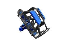 HUIWOR Portabidones Soporte para Bebidas para KYMCO para Downtown 200i 300i 350i 125i DT 125 200 300 350 Soporte para Portavasos Y Botellas De Agua para Motocicleta(Azul)
