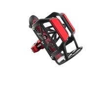 HUIWOR Portabidones Soporte para Bebidas para KYMCO para Downtown 200i 300i 350i 125i DT 125 200 300 350 Soporte para Portavasos Y Botellas De Agua para Motocicleta(Rojo)