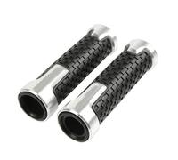 HUIWOR Puños Manillar Acelerador para Zontes 310R 310X 310V 310 T2 G1 125 U1 U 155 ZT 125 T310 350E 350 Puños De Manillar De Motocicleta De 7/8"(Plata)
