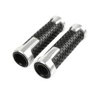 HUIWOR Puños Manillar Acelerador para Zontes 310R 310X 310V 310 T2 G1 125 U1 U 155 ZT 125 T310 350E 350 Puños para Manillar De Motocicleta(Plata)