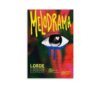 HUIWREYWQRO Melodrama - Póster de Lorde para pared de sala de estar, dormitorio, decoración de lienzo, 30 x 45 cm, estilo sin marco