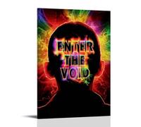 HUIWREYWQRO Póster de Enter The Void para sala de estar, dormitorio, decoración de pared, lienzo de 50 x 75 cm, estilo marco