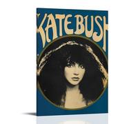 HUIWREYWQRO Póster de Kate Bush para pared de sala de estar, dormitorio, decoración de lienzo, póster de pared de 50 x 75 cm, estilo marco