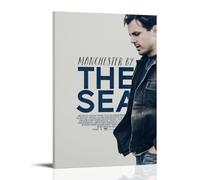 HUIWREYWQRO Póster de Manchester by The Sea para pared de sala de estar, dormitorio, decoración de lienzo, póster de pared de 40 x 60 cm, estilo marco