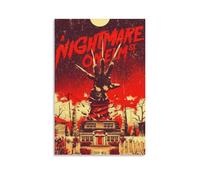 HUIWREYWQRO Póster de NightMare On Elm Street, pintura artística de pared para sala de estar, dormitorio, decoración de lienzo, póster de pared de 50 x 75 cm, estilo sin marco