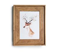 HUIXIANG Marcos de Fotos Vintage 20x25cm Retro Marco de Fotos Clásico de Retrato Decoración de Pared y Exhibición de Mesa, Regalo para Hogar, Oficina, Galería, Fotografías de Boda (Color de la madera)