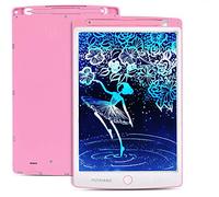 HUIXIANG Tablets de Escritura LCD a Color Tablero de Dibujo Writer 10 Pulgada Gráfica Pizarra Magica de Memo Pad Electrónico Escritura Digital Niños Juguetes 3+, 6 a 12 Años Niña (Rosa)