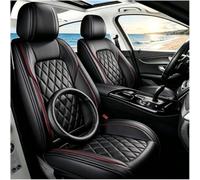 HUIYAN Fundas para Asientos de Coche Compatible con Jaguar XK120 | Incluye funda para el volante fundas antideslizantes para todos los asientos y fundas cuero transpirables para los asientos