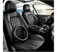 HUIYAN Fundas para Asientos de Coche Compatible con Jaguar XK120 | Incluye funda para el volante fundas antideslizantes para todos los asientos y fundas cuero transpirables para los asientos