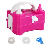 HUIYOPU Bomba de Bola Eléctrica, Globo Inflador de Globo Portátil con Doble Boquilla para Fiesta de Boda, Celebración de Cumpleaños, Decoración