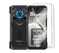 HuiYouMY 2 Pcs Cristal Templado Compatible with Doogee Blade 20 Play / 20 Ultra/20/20 Turbo Cristal Templado,Protector Pantalla Antiarañazos, Antihuellas,Dureza 9H