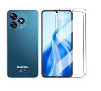 HuiYouMY 2 Pcs Cristal Templado Compatible with Oukitel C51 Cristal Templado,Protector Pantalla Antiarañazos, Antihuellas,Dureza 9H,Ultra Resistente Antigolpes Cristal Antirotura