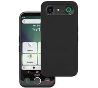 HuiYouMY Carcasa para Doro Aurora A10 Funda, Protectora Silicona Carcasa, Anti-vibración, Anti-rasguños, Ultra Delgado Black TPU Funda para Doro Aurora A10 (4.5") - Negro