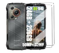 HuiYouMY Cristal Templado 2Pcs Protectora Compatible with Blackview BL7000 5G láminas, a Prueba de Golpes Protectores de Pantalla de Cristal Blindados