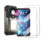 HuiYouMY Cristal Templado 2Pcs Protectora Compatible with Ulefone Armor 29 Ultra láminas, a Prueba de Golpes Protectores de Pantalla de Cristal Blindados