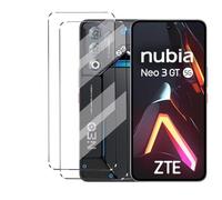 HuiYouMY Cristal Templado 2Pcs Protectora Compatible with ZTE Nubia Neo 3 GT 5G láminas, a Prueba de Golpes Protectores de Pantalla de Cristal Blindados