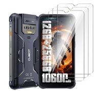 HuiYouMY Cristal Templado para Cubot Kingkong 8, Cobertura Completa, Película Protectora de Vidrio Puro, Resistente a rasguños, Anti-Huella Digital [ 6.53", Dureza 9H, Espesor 0.3MM, 3 Pack ]