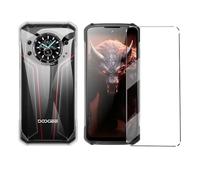 HuiYouMY Funda con Cristal Templado 1Pcs Protectora Capa Compatible with Doogee S119 Antigolpes Fundas Carcasa Compatible with Doogee S119 Silicona Funda de Móvil Cristal antirotura -Clear